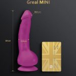 G-VIBE - GREAL MINI FUCHSIA SILICONE VIBRATOR DILDO - Image 2