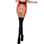 PASSION - TIOPEN 003 RED TIGHTS 3/4 20/40 DEN - Image 2