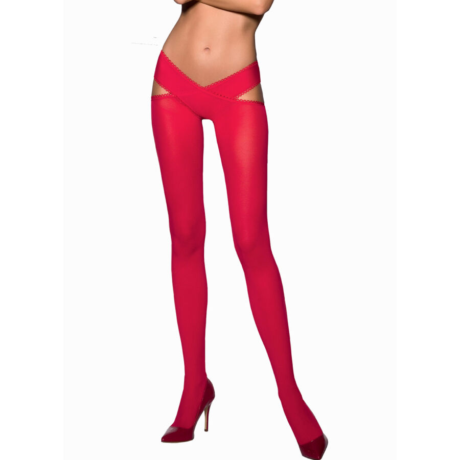 img_153304_49eaabc2820c4fb5c92aa135f65a83a4_1 PASSION - TIOPEN 005 RED TIGHTS 1/2 60 DEN - Image 2