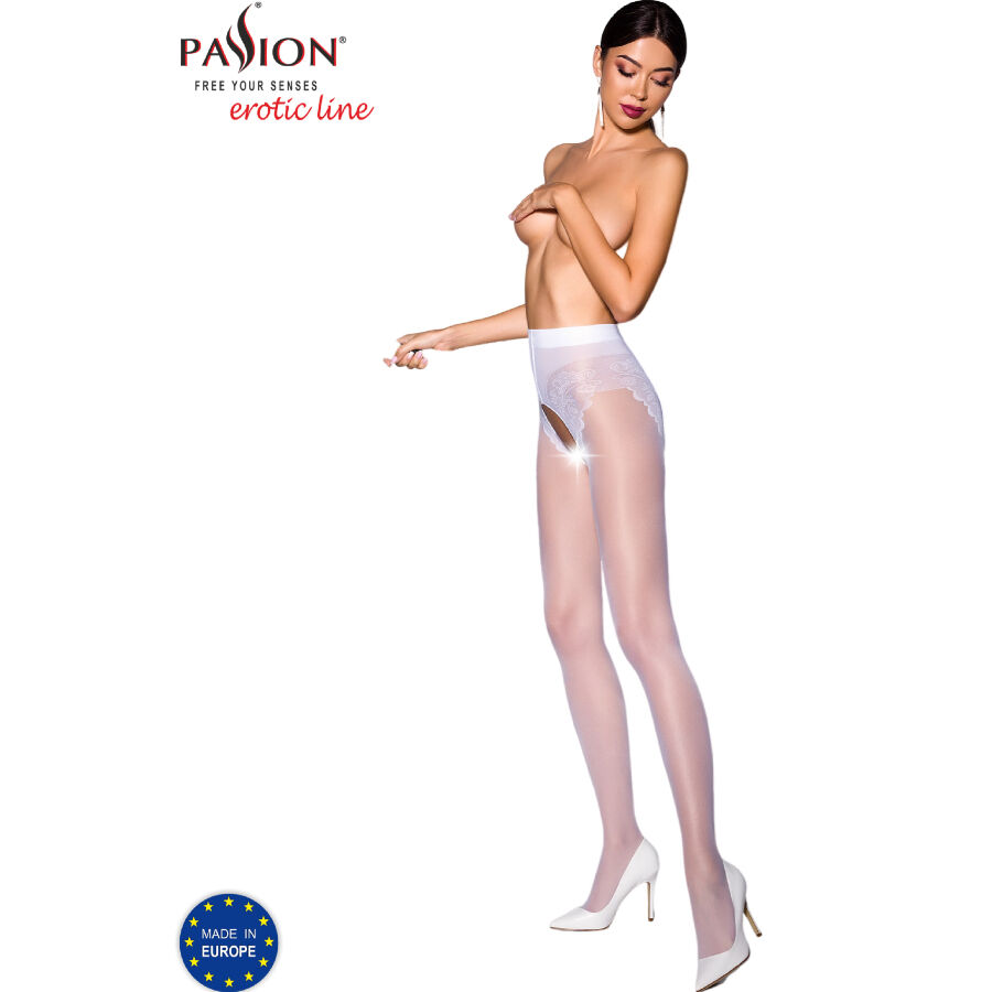 img_153309_a820a4280b7b41a55679024cf85ea22e_1 PASSION - TIOPEN 006 WHITE TIGHTS 1/2 30 DEN - Image 1