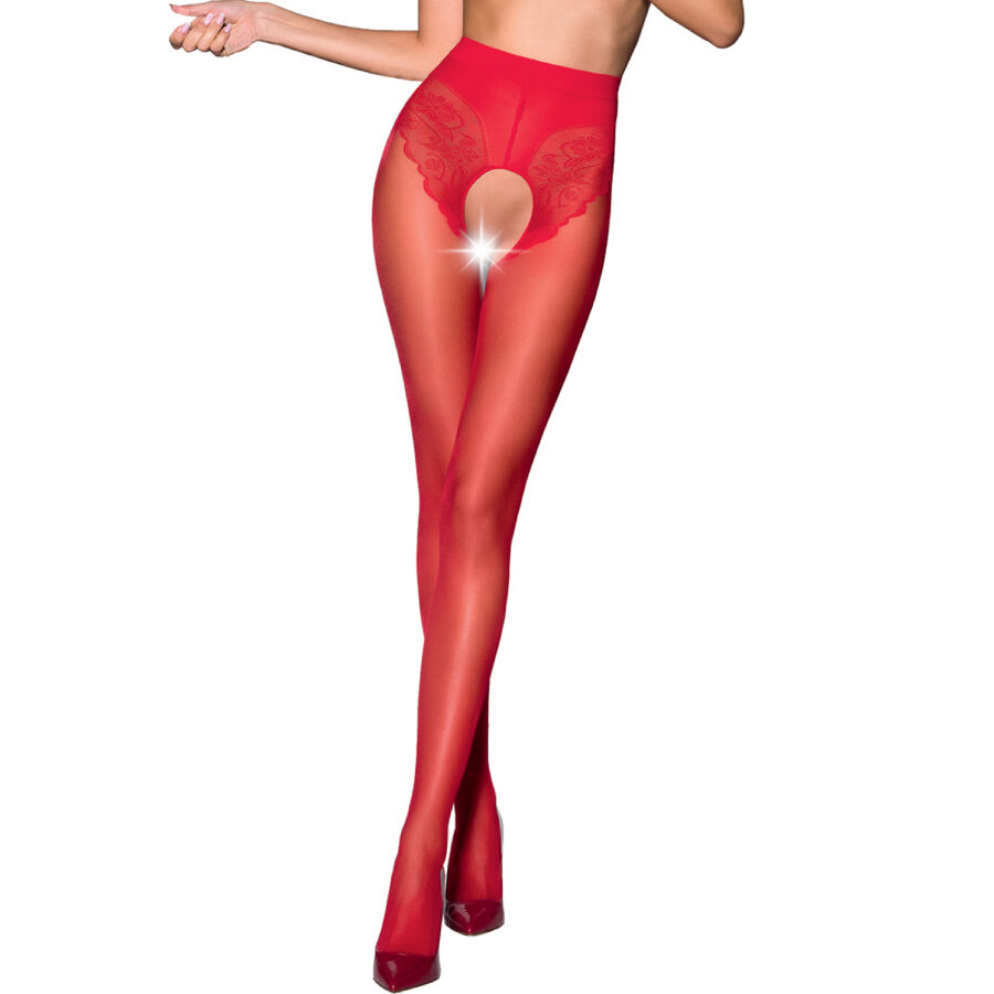 img_153327_4b2cd775cb3e66253ec6f71d61d81404_1 PASSION - TIOPEN 006 RED TIGHTS 3/4 30 DEN - Image 2
