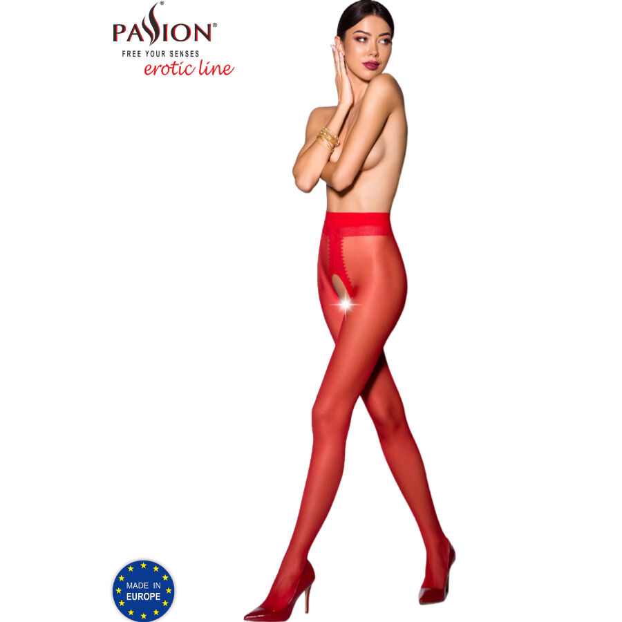 img_153346_a4399c210a69e165c5b2b869063234c1_1 PASSION - TIOPEN 007 RED TIGHTS 3/4 20 DEN - Image 1
