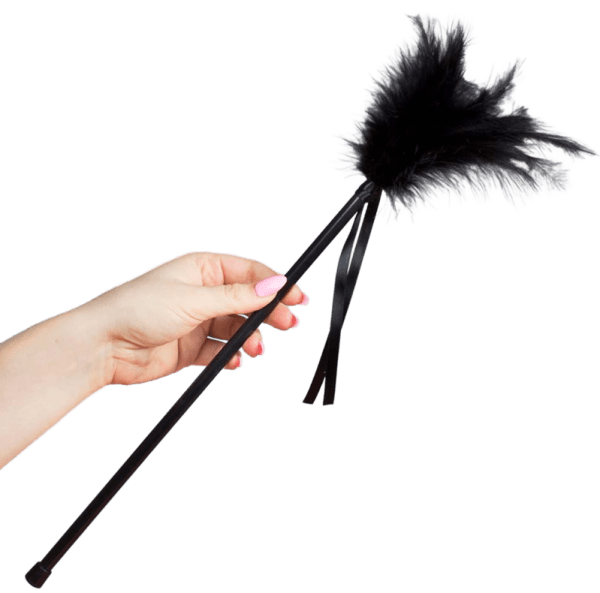 SECRETPLAY - BLACK FEATHERS 40 CM