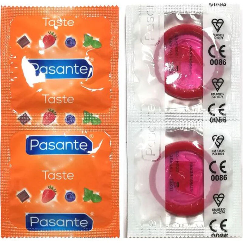 img_155019_ce631f91ee7224b842aec12e0f57b2b7_1 PASANTE - CONDOMS FLAVOR STRAWBERRY BAG 144 UNITS - Image 1