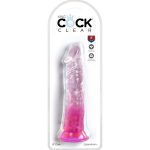 KING COCK - CLEAR REALISTIC PENIS 19.7 CM PINK - Image 2