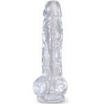 KING COCK - CLEAR REALISTIC PENIS WITH BALLS 16.5 CM TRANSPARENT - Image 2