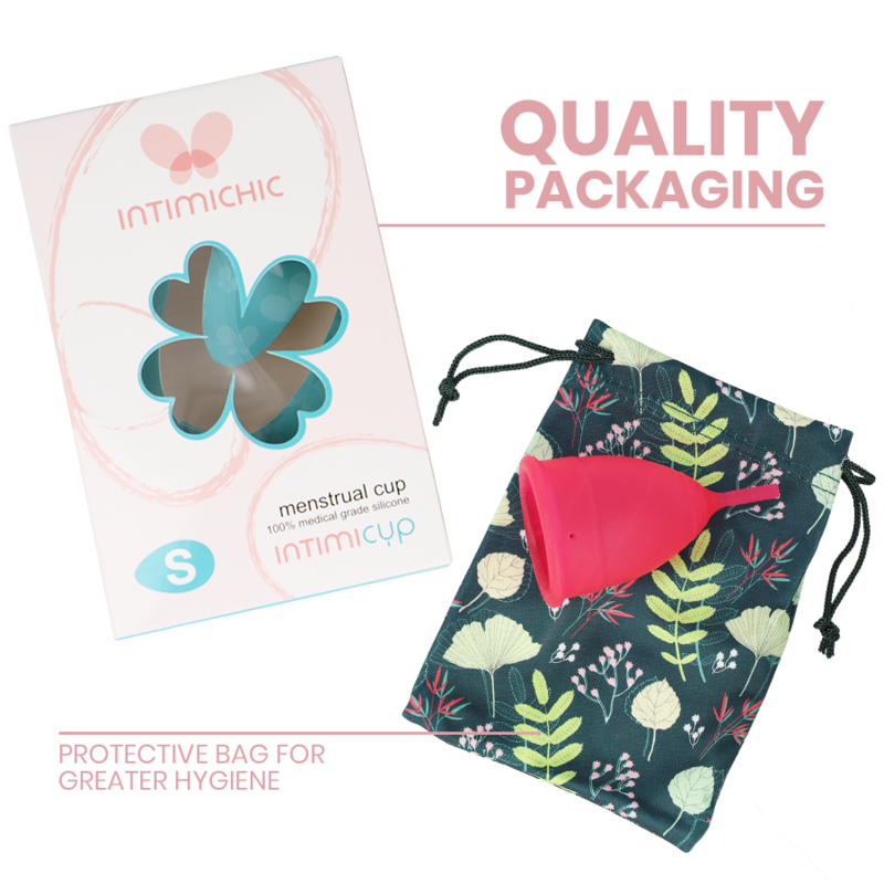 img_155838_fe67f391486b274cd97c7b7229c83268_1 INTIMICHIC - MENSTRUAL CUP MEDICAL GRADE SILICONE - SIZE S - Image 2