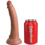 KING COCK - ELITE REALISTIC SILICONE DILDO 17.8 CM CARAMEL