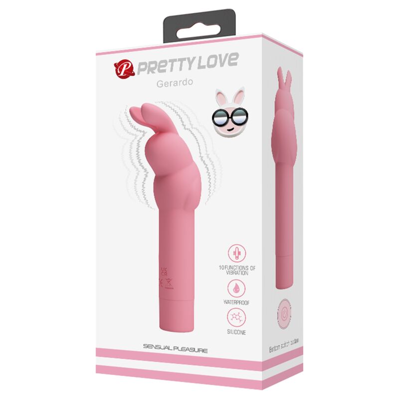 img_157779_b55ddf8ba58592227b766f787cef5e2e_1 PRETTY LOVE - GERARDO PINK RABBIT SILICONE VIBRATOR - Image 2
