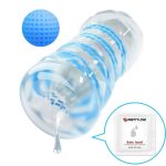 PRETTY LOVE - SMALL MASTURBATOR WITH BLUE SPIRALS - Image 2
