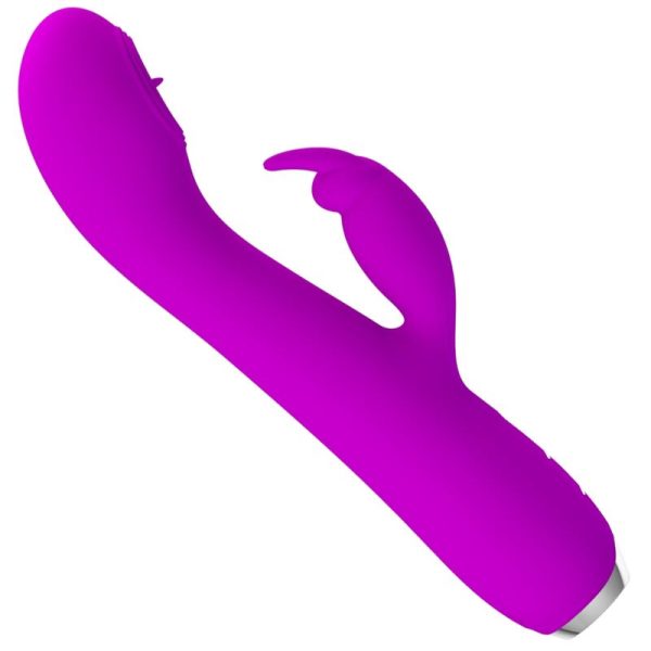 PRETTY LOVE - RACHEL RECHARGEABLE VIBRATOR WITH STIMULATING WAVES PURPLE