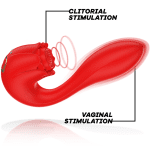 MIA - SELENA STIMULATOR VIBRATING + TAPPING RED - Image 2