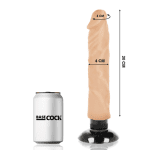 BASECOCK - REALISTIC VIBRATOR 2-1 FLESH 20 CM -O- 4 CM - Image 2