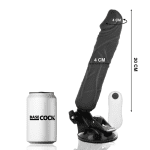 BASECOCK - REALISTIC VIBRATOR REMOTE CONTROL BLACK 20 CM -O- 4 CM - Image 2