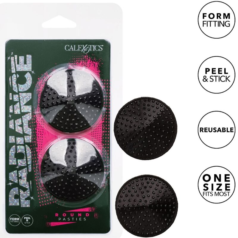 img_166012_bce06c988dbbfcf6727ae05cab3f3263_1 CALEXOTICS - RADIANCE ROUND SHAPE JEWEL NIPPLE COVERS - Image 1