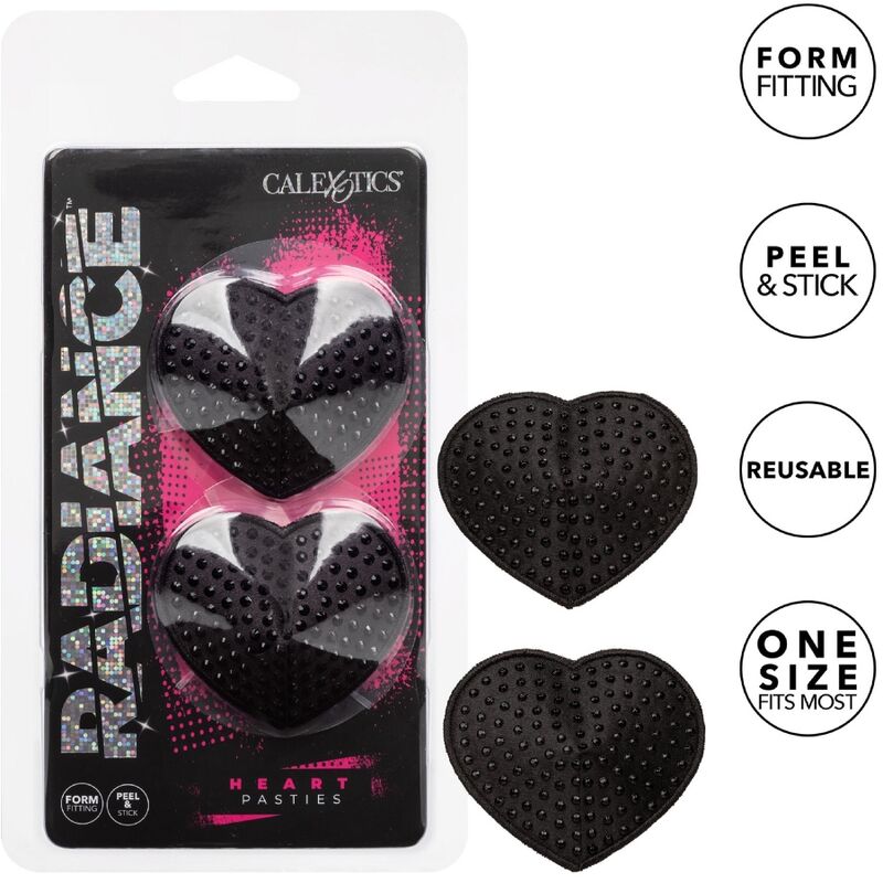 img_166016_1ccaab5af04bdb977ecf86d69a2cf125_1 CALEXOTICS - RADIANCE HEART-SHAPED JEWEL NIPPLE SHIELDS - Image 1