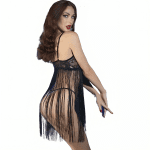 CHILIROSE - CR 4496 BABYDOLL BLACK S/M - Image 2