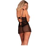 LIVCO CORSETTI FASHION - BARIRIN LC 90633 SHIRT + PANTY BLACK L/XL - Image 2