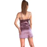 LIVCO CORSETTI FASHION - JACQUELINE LC 90249 DRESSING GOWN + SHIRT + PANTY VIOLET S/M - Image 2