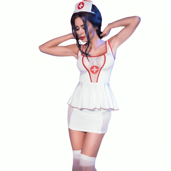 CHILIROSE - CR 4160 COSTUME NURSE TOP & SKIRT S/M