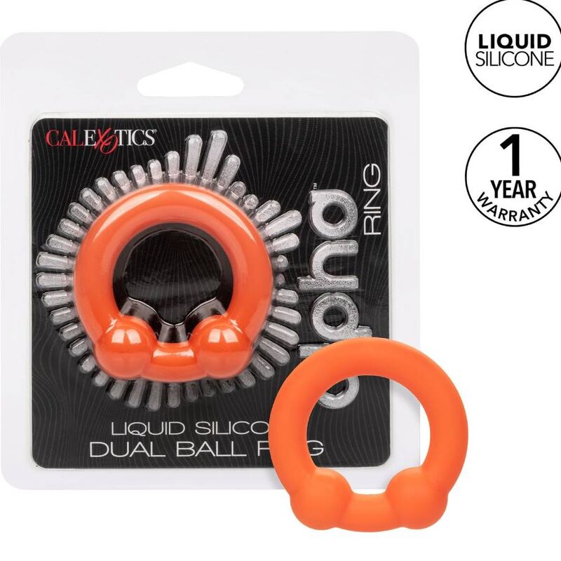 img_172026_3f5a2001a7bf9eb5e6eb12ae5b995da2_1 CALEXOTICS - ALPHA DUAL BALL RING ORANGE - Image 1