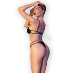 CHILIROSE - CR 4700 SET BODYSUIT BLACK S/M - Image 2