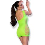 CHILIROSE - CR 4618 DRESS GREEN S/M - Image 2