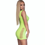 CHILIROSE - CR 4304 DRESS GREEN S/M - Image 2