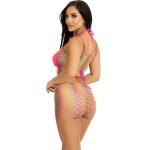 LEG AVENUE - SET TOP & PANTS FISHNET MULTICOLOR - Image 2