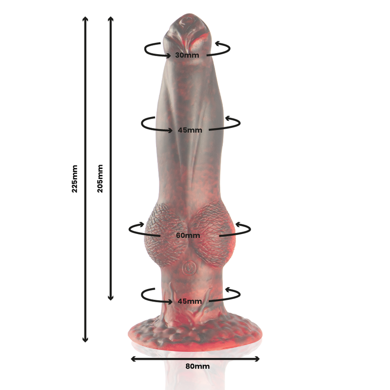 img_176636_56bd1b1d1faeb1804aed549df645aa89_1 EPIC - PROMETHEUS DILDO TITAN IN FLAMES RECHARGEABLE REMOTE CONTROL - Image 2