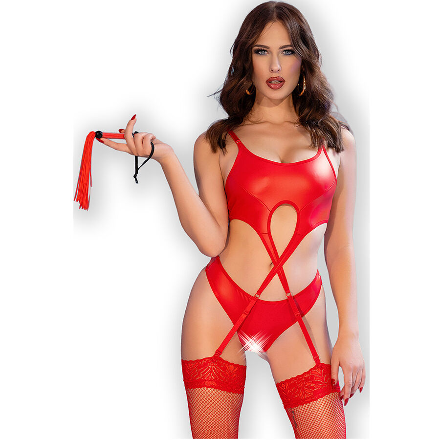img_177231_0acdfb26b9e82fb5254da6c7cb94ce88_1 CHILIROSE - CR 4625 SET FOUR PIECES CROTCHLESS RED L - Image 1