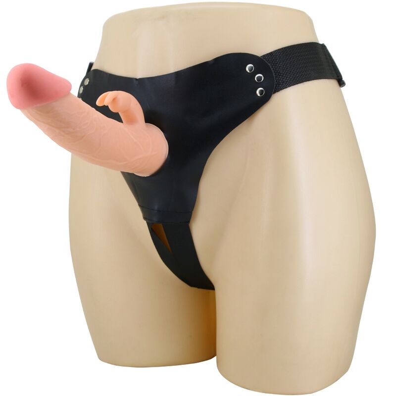img_177727_22a969dbd3afb618652ca3796c0bfa02_1 PRETTY LOVE - MAVIS HARNESS UNIVERSAL BRIEFS WITH DILDO 19 CM NATURAL - Image 1