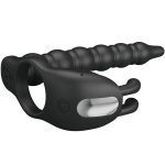 PRETTY LOVE - BLACKNEY PENIS RING WITH BLACK VIBRATOR PLUG - Image 2