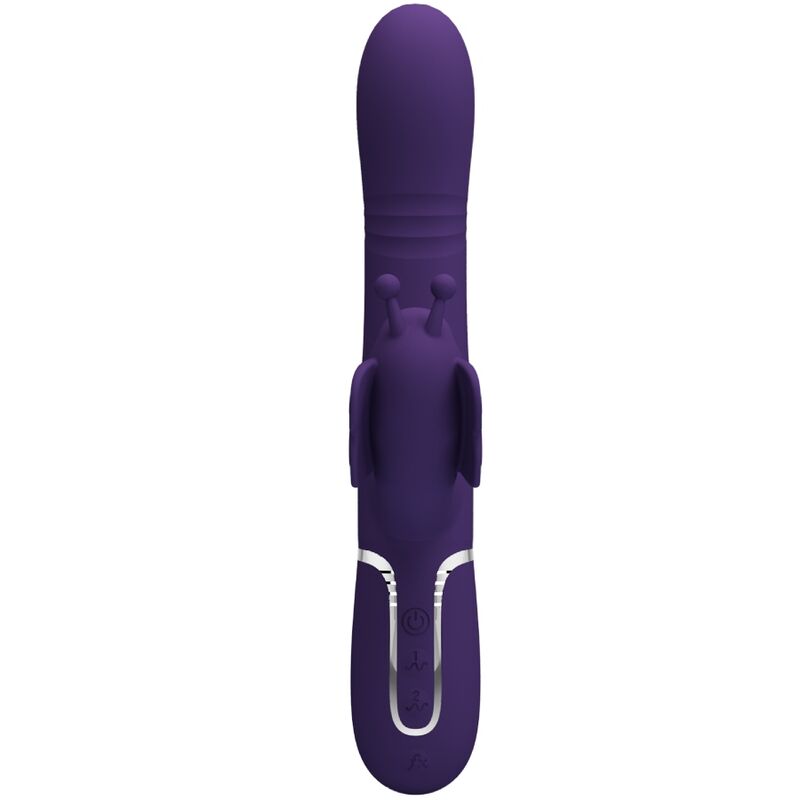img_179393_0afc2a37568d2ebde7aad3bb1c5c3215_1 PRETTY LOVE - MULTIFUNCTION RABBIT VIBRATOR 4 IN 1 BUTTERFLY PURPLE - Image 2