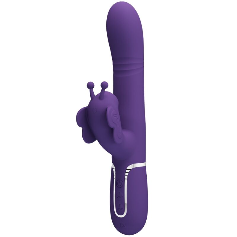 img_179394_3f3207b81d71afb84263f4c011373a87_1 PRETTY LOVE - MULTIFUNCTION RABBIT VIBRATOR 4 IN 1 BUTTERFLY PURPLE - Image 1