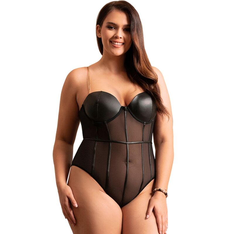 img_179818_498b8909c11055aecb12323897840458_1 SUBBLIME - BLACK CHAIN SUSPENDERS BODYSUIT L/XL - Image 2