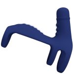 PRETTY LOVE - ELISH VIBRATING RING WITH EXTENSION BLUE - Image 2