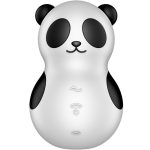 SATISFYER - POCKET PANDA STIMULATOR & VIBRATOR BLACK AND WHITE - Image 2