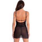 LIVCO CORSETTI FASHION - KROLINA LC 90734 CHEMISE + THONG BLACK S/M - Image 2