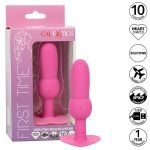 CALEXOTICS - FIRST TIME ANAL PLUG BEADED PROBE 10 VIBRATIONS PINK