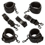 CALEXOTICS - NOCTURNAL BED RESTRAINTS LEATHER ADJUSTABLE BLACK - Image 2