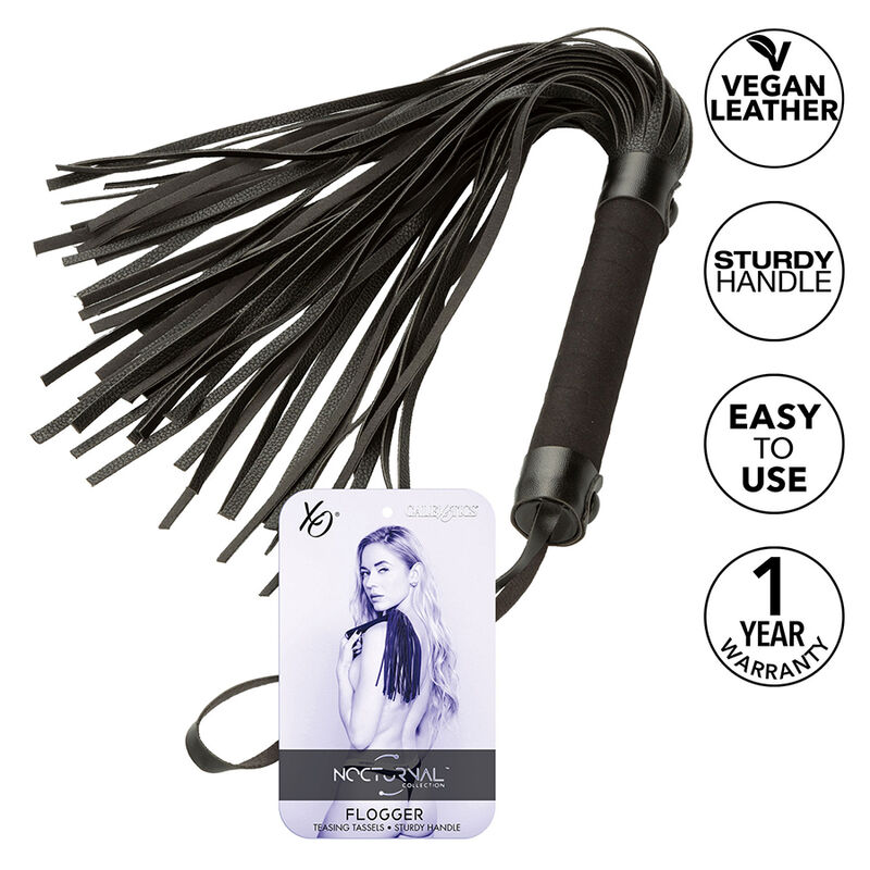 img_185806_dd9764b7ecd92b4688ee6f8ccd00e9aa_1 CALEXOTICS - NOCTURNAL FLOGGER LEATHER BLACK - Image 1