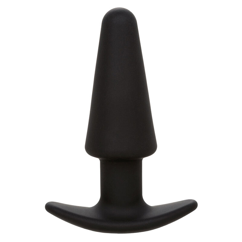 img_185867_3e9496bc517035c136d518045d47115b_1 CALEXOTICS - ROCK BOTTOM TAPERED ANAL PLUG 10 VIBRACIONES SILICONE BLACK - Image 2