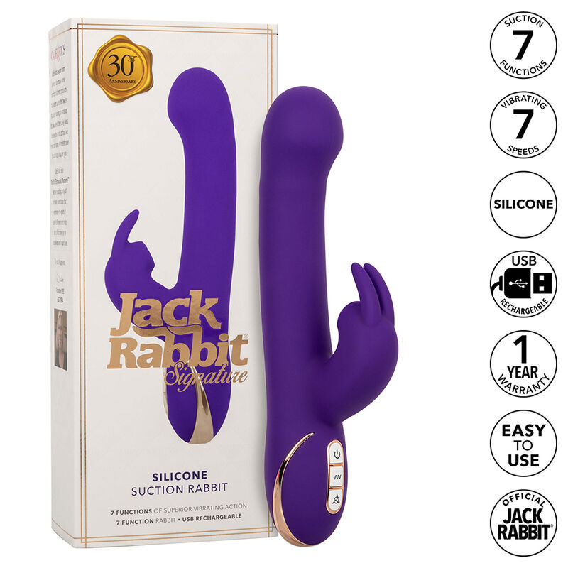 img_185995_21eef68645792f83cbb5ca6abe5fdbf2_1 CALEXOTICS - JACK RABBIT VIBRATOR AND STIMULATOR 7 VIBRATION LEVELS AND STIMULATING WAVES BLUE - Image 1