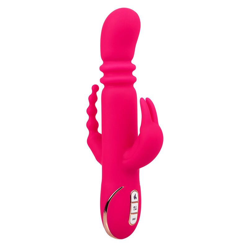 img_185996_98e6ee974c494e580a3b2c4bd8dca5a8_1 CALEXOTICS - JACK FANTASY TRIPLE HEATED VIBRATOR RABBIT PINK - Image 2