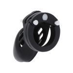 HIDDEN DESIRE - EXTREME CHASTITY COCK CAGE SILICONE SIZE S BLACK - Image 2