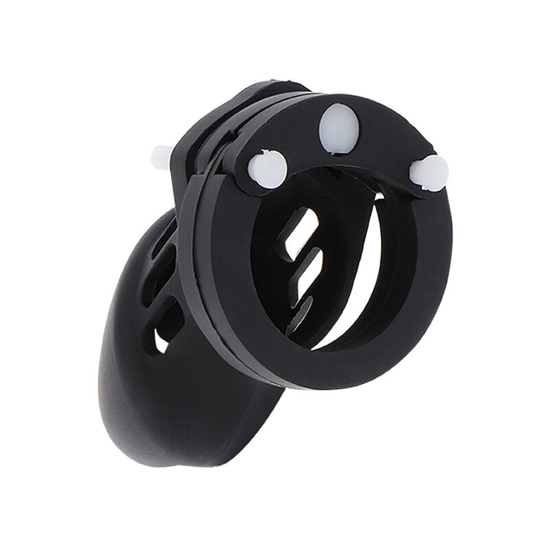 img_186294_facf4fd03efec22e1b766484cc013f32_1 HIDDEN DESIRE - EXTREME CHASTITY COCK CAGE SILICONE SIZE S BLACK - Image 2