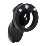 HIDDEN DESIRE - EXTREME CHASTITY COCK CAGE SILICONE SIZE L BLACK - Image 2