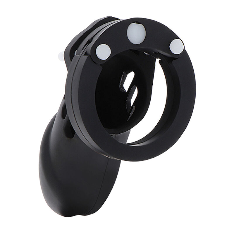 img_186301_71fbb79f8c2cdc044235590b4bcf489e_1 HIDDEN DESIRE - EXTREME CHASTITY COCK CAGE SILICONE SIZE L BLACK - Image 2