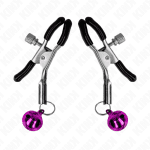 KINK - PURPLE SINGLE BELL NIPPLE CLAMP 6 CM - Image 2